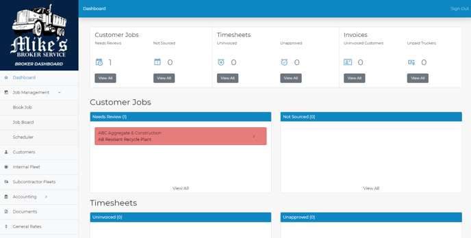 Broker Dashboard