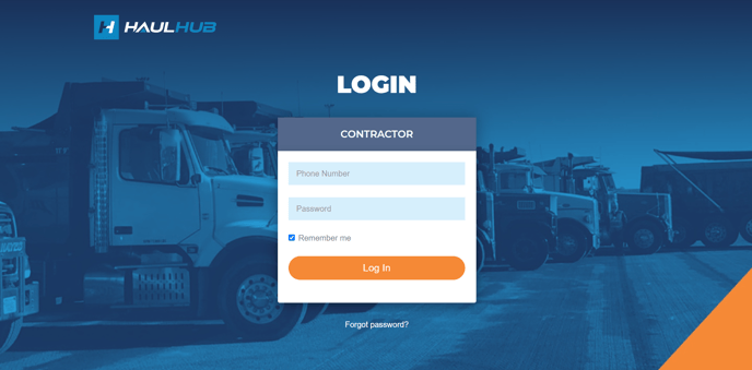 Contractor login